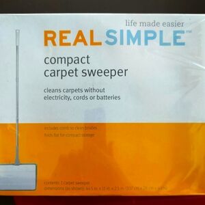 Real Simple Compact Carpet Sweeper - New